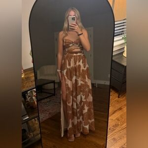 Katie May Adele Strapless Gown